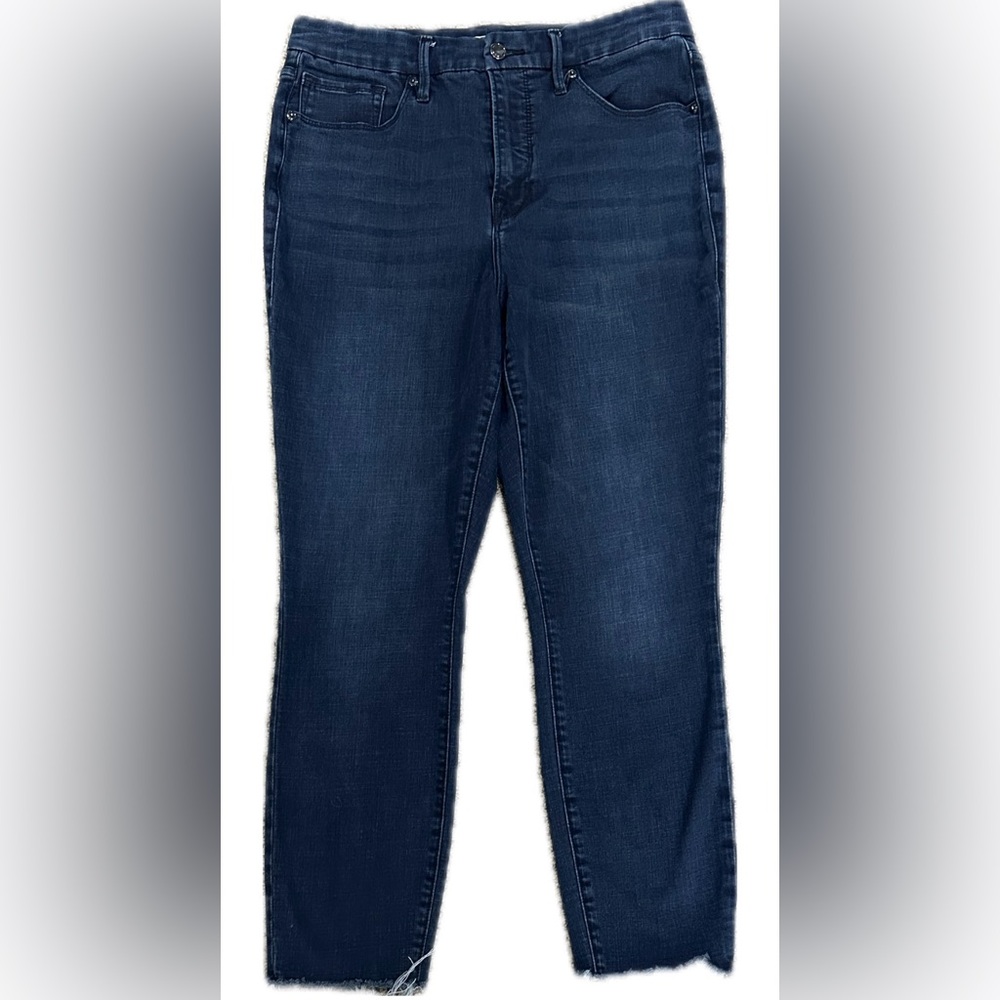 Good American Women's Straight Leg Jeans - Dark Blue
